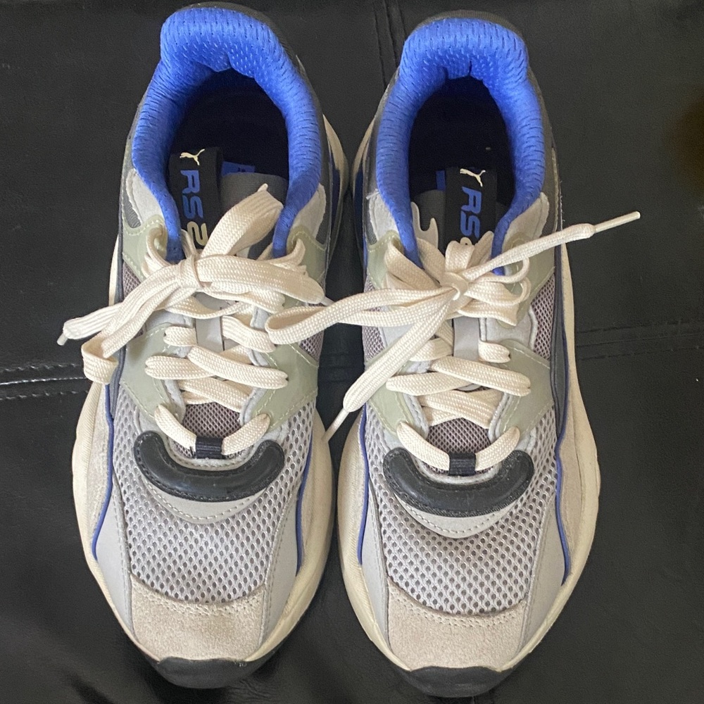 Puma Blue and White Sneakers